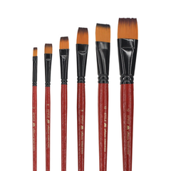 Nylon Brush Set R12 For Acrylic Colors