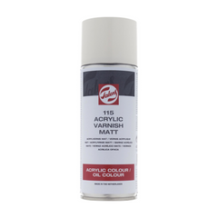 Royal Talens 115 პრიალა ლაქი (სპრეი) 400მლ აკრილის/ზეთის საღებავებისთვის